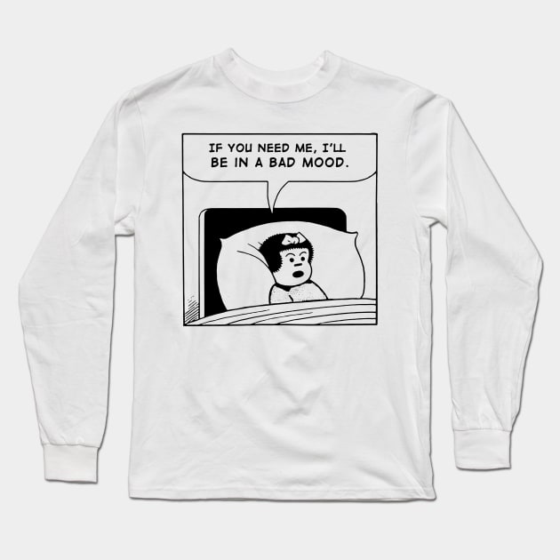 BAD MOOD Long Sleeve T-Shirt by TheCosmicTradingPost